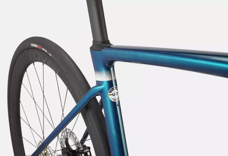 Specialized Roubaix Expert Road Bike 2023 in Teal/ Ice Papaya/ Black-1